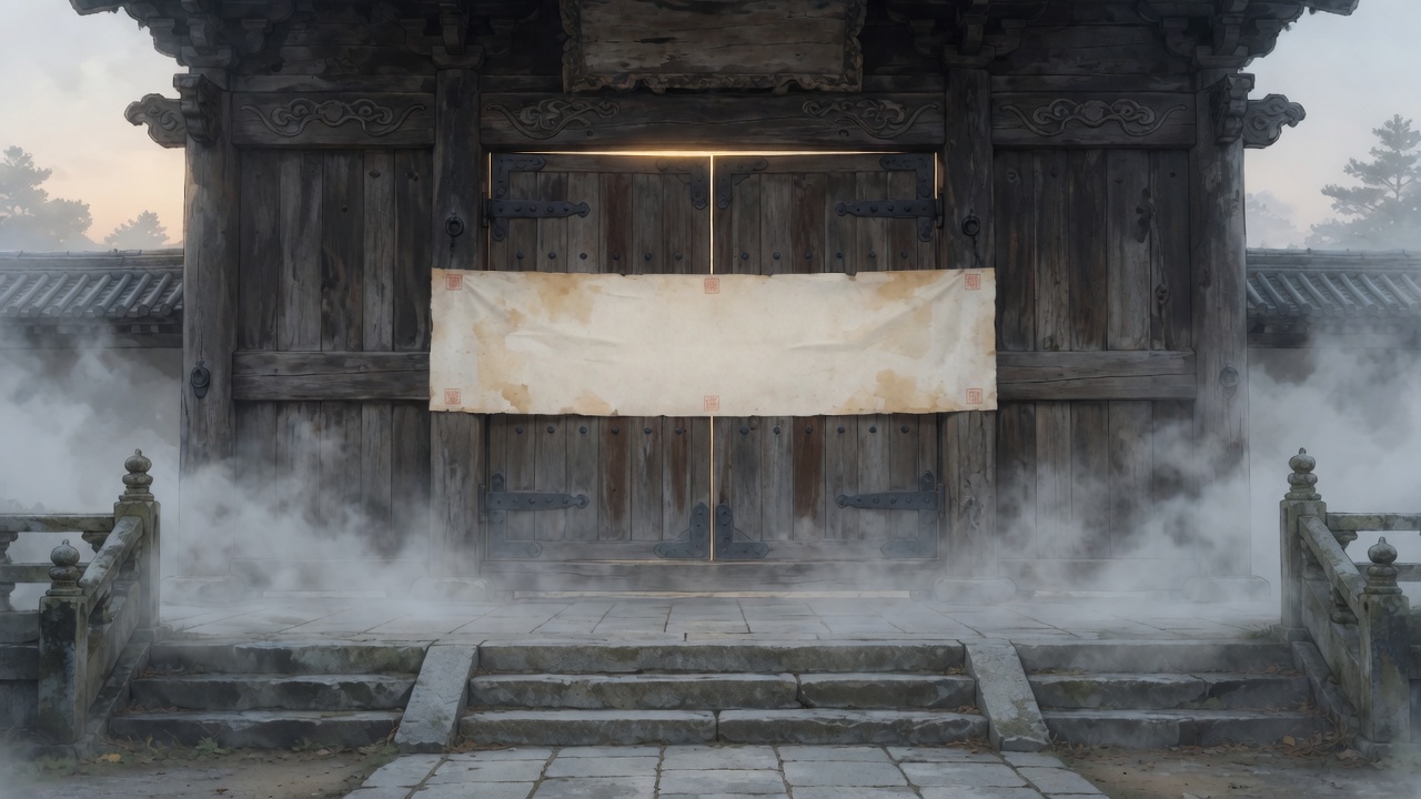 Style stand-in of a sealed gate